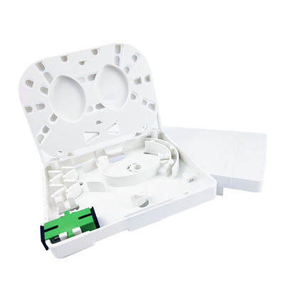 2 Kerne SC APC Kunststofffaseroptische Fassettplatte Socket Panel für Indoor in FTTH Netzwerk