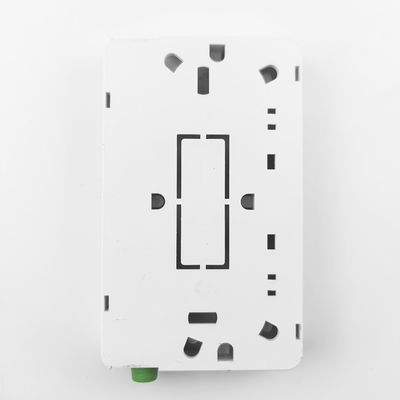 Wandmontierte 2-Kerne FC APC Plastikfaseroptische Gesichtsplatte Steckdose für Innenräume