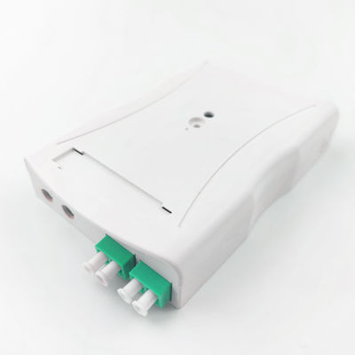 Graue LC APC Plastikfaseroptische Vorderplatte Steckdosenplatte 2 Kerne für Innennetze