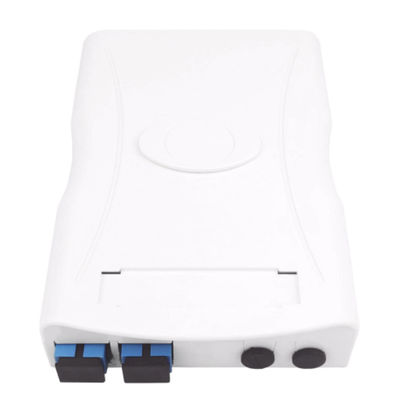 2 Kerne UPC-Plastikfaseroptische Fassettplatte Steckdosenplatte für Wandmontage