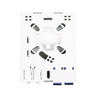 2 Kerne UPC-Plastikfaseroptische Fassettplatte Steckdosenplatte für Wandmontage