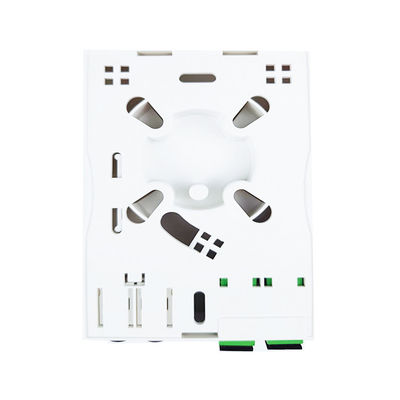 2 Kerne SC APC Kunststofffaseroptische Fassettplatte Socket Panel für Indoor in FTTH Netzwerk