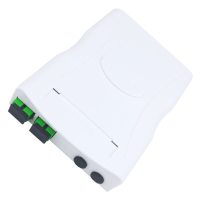 2 Kerne SC APC Kunststofffaseroptische Fassettplatte Socket Panel für Indoor in FTTH Netzwerk