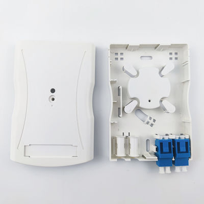 2 Kerne Glasfaser-Steckdose-Panel Wand montiert für Indoor FTTH-Netzwerk Anwendung
