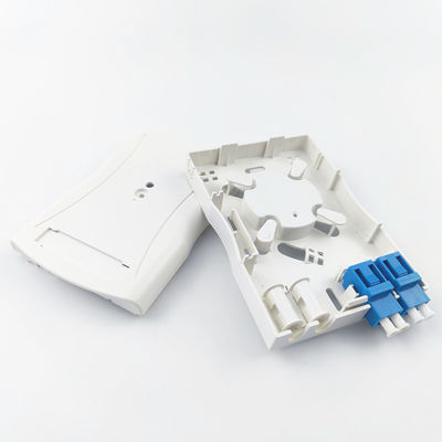 2 Kerne Glasfaser-Steckdose-Panel Wand montiert für Indoor FTTH-Netzwerk Anwendung