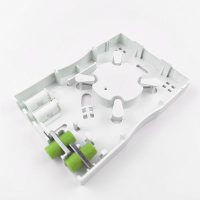 2 Kerne FC/APC Plastikfaseroptische Gesichtsplatten-Steckdose für drahtgebundenes LAN-Netzwerk im Innenraum