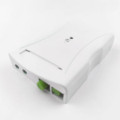 2 Kerne FC/APC Plastikfaseroptische Gesichtsplatten-Steckdose für drahtgebundenes LAN-Netzwerk im Innenraum