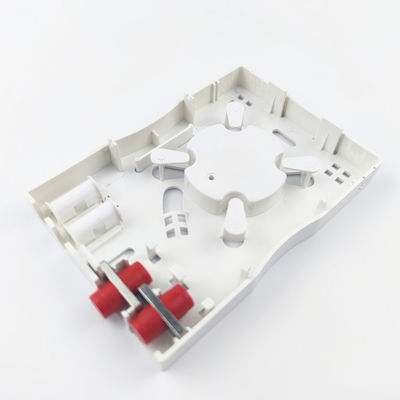 Graue FC/UPC-Plastikfaseroptische Steckdose 2 Kerne für Indoor FTTH-Netzwerke