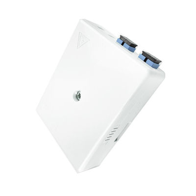 Netzwerk Grau 2 Kerne UPC Kunststofffaseroptische Gesichtsplatte Steckdose SC für Innenräume