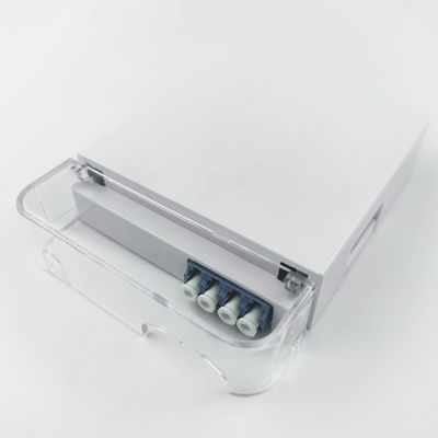 2 Kerne LC/UPC Plastikfaseroptische Gesichtsplatte Steckdose-Panel für Innenräume im FTTH-Netzwerk