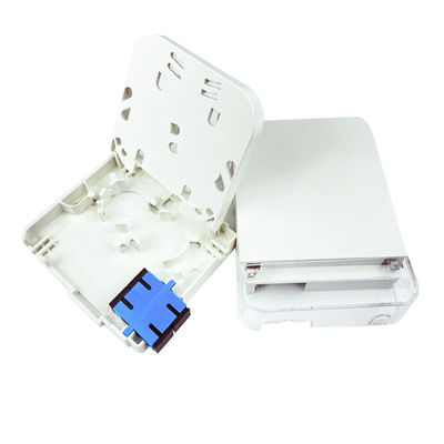SC UPC Plastikfaseroptische Gesichtsplatten-Steckplatte für die Installation von FTTH-Netzwerken im Innenbereich