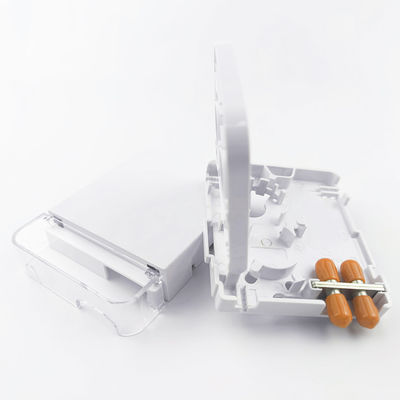 FTTH-Netzwerk Innenraum APC Kunststofffaseroptische Gesichtsplatte Steckdose 2 Kerne ST mit 5