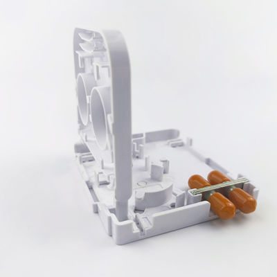 FTTH-Netzwerk Innenraum APC Kunststofffaseroptische Gesichtsplatte Steckdose 2 Kerne ST mit 5