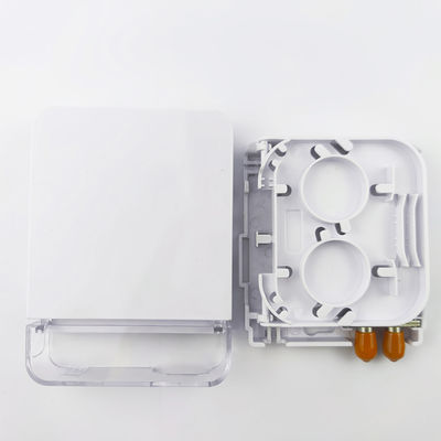 FTTH-Netzwerk Innenraum APC Kunststofffaseroptische Gesichtsplatte Steckdose 2 Kerne ST mit 5
