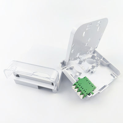 2-Kern-LC-APC-Plastik-Gesichtsplatten-Sockel-Panel für langlebige Glasfaserverbindungen