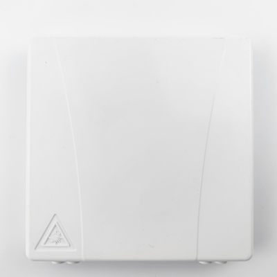5 Grau/Weiß LC UPC Plastikfaseroptische Gesichtsplatte Steckdosenplatte für Indoor FTTH Netzwerk