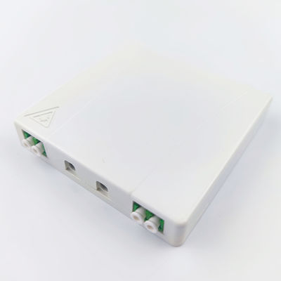 2 Kerne LC APC Plastik-Gesichtsplatte Glasfasersteckplatte für Innenräume im FTTH-Netzwerk