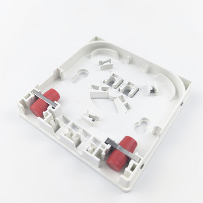 114*85*21mm FC/UPC Kunststofffaseroptische Gesichtsplatte Steckdosenplatte für Indoor-Netzwerk FTTH