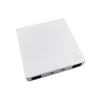 2 Kerne UPC-Plastik-Faseroptik-Gesichtsplatten-Sokett-Panel für Innenräume im FTTH-Netzwerk