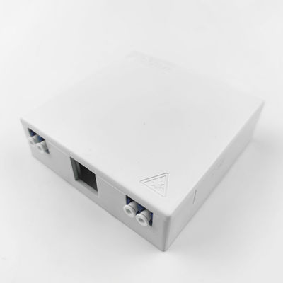 Drahtgebundenes LAN 2 Kerne Kunststofffaseroptische Gesichtsplatte Steckdose-Panel für Indoor FTTH Netzwerk
