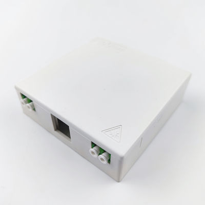 Best 2 Cores LC APC Plastikfaseroptische Gesichtsplatte Steckdosenplatte für drahtgebundenes LAN Netzwerk 5