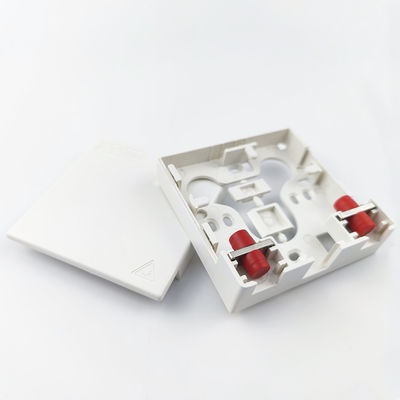 2 Kerne FC UPC Kunststofffaseroptische Gesichtsplatte Steckdosenplatte für Indoor-Netzwerk FTTH Wahl