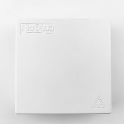 2 Kerne FC APC Plastikfaseroptische Fassettplatte Socket Panel für FTTH-Netzwerk in Weiß/Grau