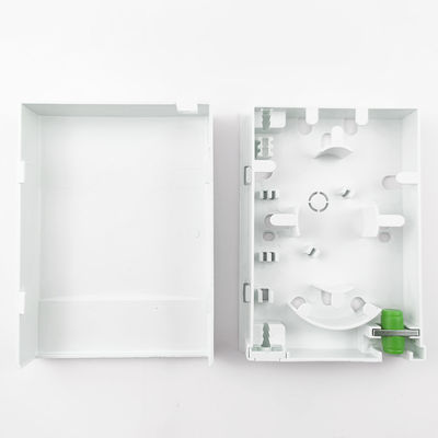 2 Kerne FC/APC Kunststofffaseroptische Gesichtsplatten-Steckdose für FTTH-Innennetze