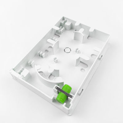 2 Kerne FC/APC Kunststofffaseroptische Gesichtsplatten-Steckdose für FTTH-Innennetze