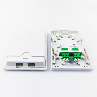 132*83*25 ABS PC 2 Kerne LC APC Glasfaser-Glasplatten-Steckplatte für optische Geräte