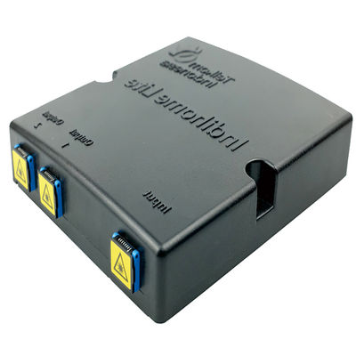 Schwarze Plastikfaseroptische Splitter-Gesichtsplatten-Sokettplatte für FTTH 2 Kerne SC UPC PC