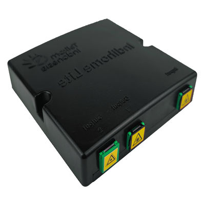 FTTH 2 Kerne SC APC Plastikfaseroptischer Splitter Gesichtsplatte Steckdosenplatte mit 3 Zeit