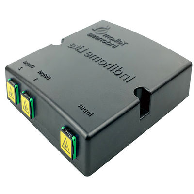 FTTH 2 Kerne SC APC Plastikfaseroptischer Splitter Gesichtsplatte Steckdosenplatte mit 3 Zeit