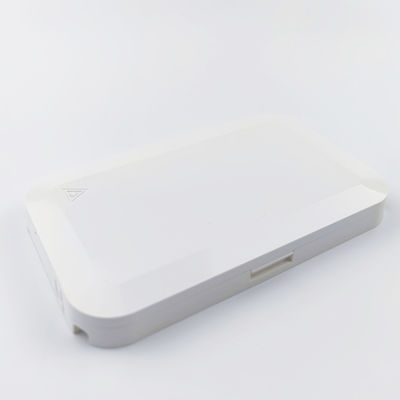 Weiß/Grau FC APC Plastikfaseroptische Vorderplatten-Sockelplatte für FTTH-Innennetze