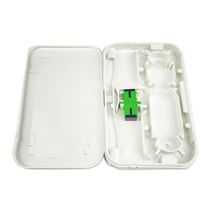 1 Kern-SC APC-Plastikfaseroptische Fassettplatte-Steckplatte für die Einrichtung von FTTH-Netzwerken im Innenbereich