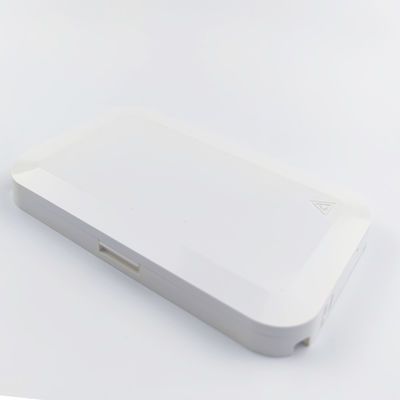 FTTH-Netzwerk-Anwendungen Kunststofffaseroptische Gesichtsplatten-Steckplatte für weiße Innenräume