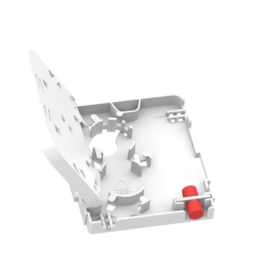 Weiß 1 Kern FC UPC-Typ Glasfaser-Gesichtsplatte 5 für Indoor in FTTH-Netzwerk