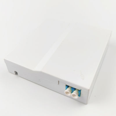1 Port LC UPC Kunststofffaseroptische Gesichtsplatte Steckdosenplatte für nahtlose FTTH-Installation