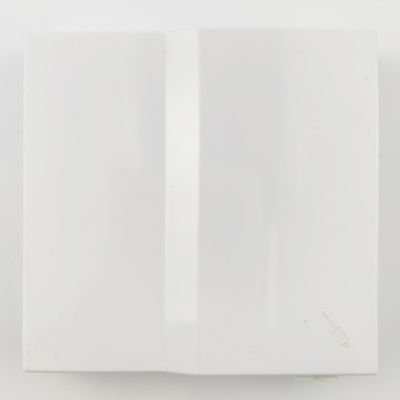 1 Port LC UPC Kunststofffaseroptische Gesichtsplatte Steckdosenplatte für nahtlose FTTH-Installation