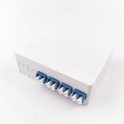 102*81*30mm LC/UPC Kunststofffaseroptische Gesichtsplatten-Steckdosen-Platte für FTTH-Innennetze