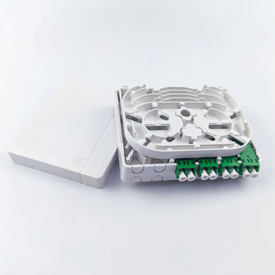FTTH-netzwerkkompatible Glasfaser-Steckdose-Panel 4 Kerne ABS-PC-Material für Innenräume