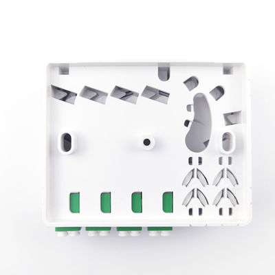 FTTH-netzwerkkompatible Glasfaser-Steckdose-Panel 4 Kerne ABS-PC-Material für Innenräume