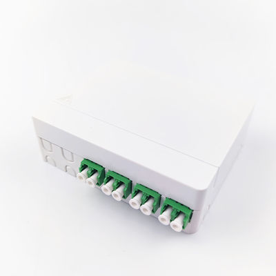 FTTH-netzwerkkompatible Glasfaser-Steckdose-Panel 4 Kerne ABS-PC-Material für Innenräume