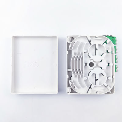 FTTH-netzwerkkompatible Glasfaser-Steckdose-Panel 4 Kerne ABS-PC-Material für Innenräume
