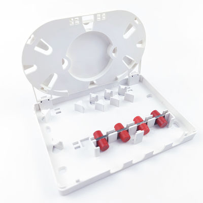 FC/UPC Plastic Fiber Optic Faceplate Socket Panel für Innennetzwerke mit FTTH 4 Kernen