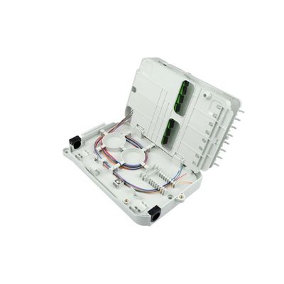 16 Kerne Wandmontierte PLC-Faserdistributionsbox aus PC ABS für FFTX-Verbindungen