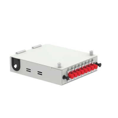 FTTX Kaltgewalzte Stahl 8 Kerne Glasfaser FTTH-Terminalbox für die Netzwerkverteilung