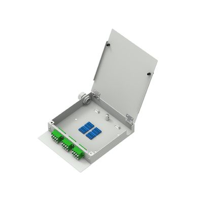 Kaltgewalzte Stahlnetzwerke ODN Power LC APC Typ 12 Kerne Glasfaser FTTH-Terminalbox