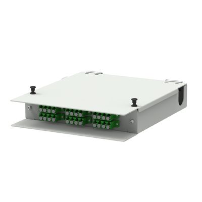 Kaltgewalzte Stahlnetzwerke ODN Power LC APC Typ 12 Kerne Glasfaser FTTH-Terminalbox
