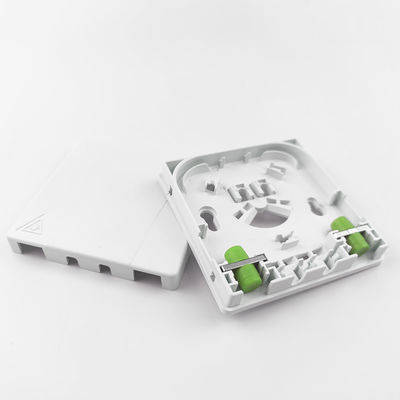 2 Kerne FC APC Plastikfaseroptische Gesichtsplatte Steckdosenplatte für Density ODN FTTH Netzwerk